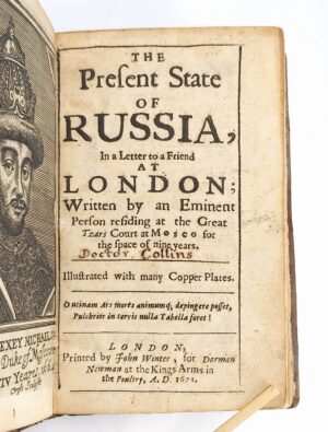 Image for COLLINS, S. Present State of Russia. First edition, London, 1671. #4